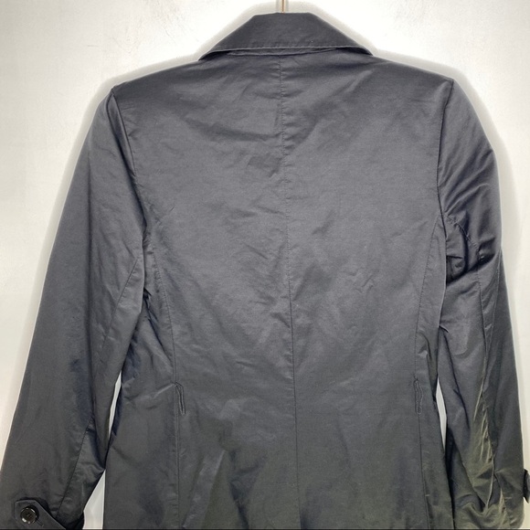 Kenneth Cole Black Sateen Trench - Picture 13 of 15